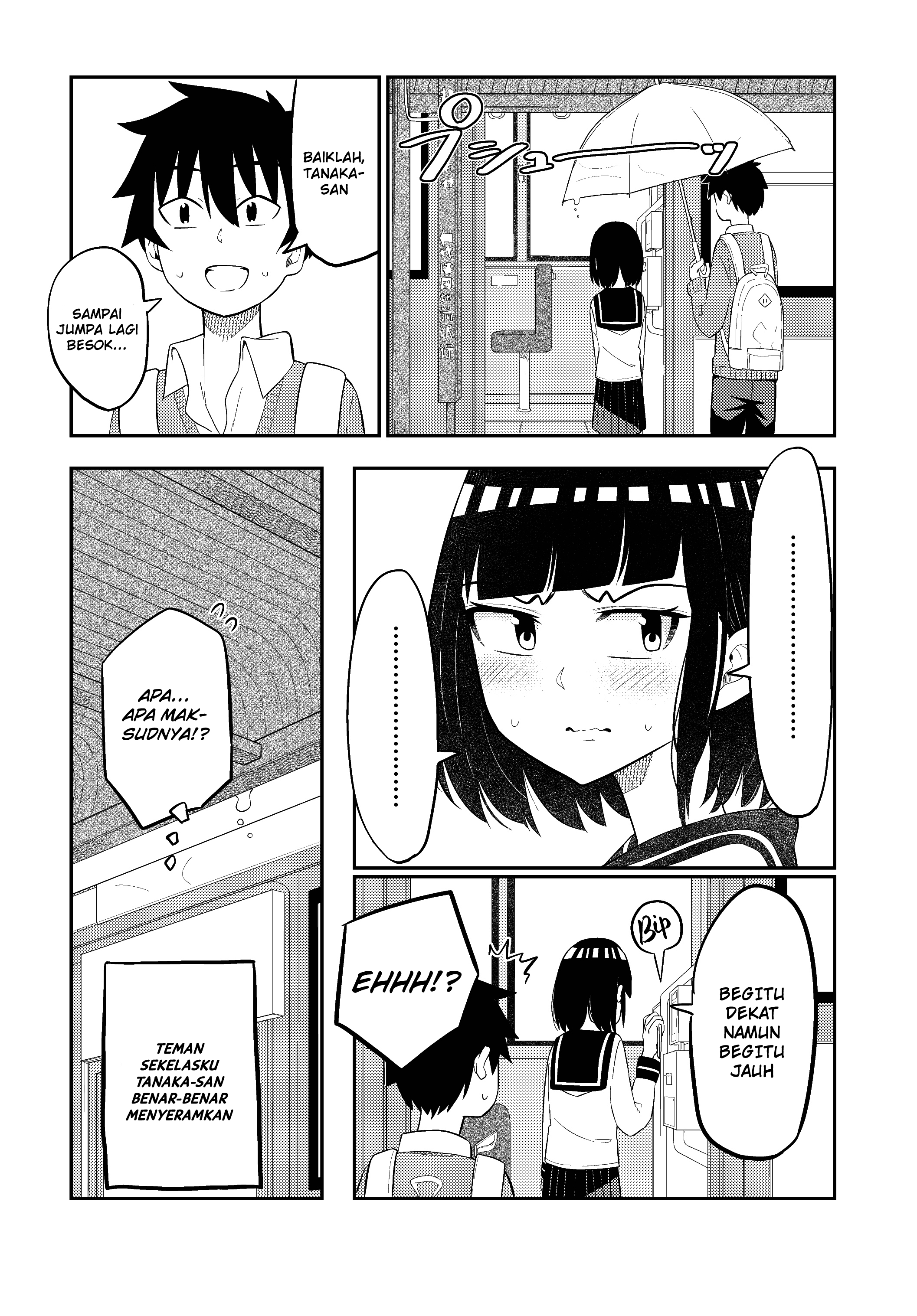Classmate no Tanaka-san wa Sugoku Kowai Chapter 9 - halaman 8