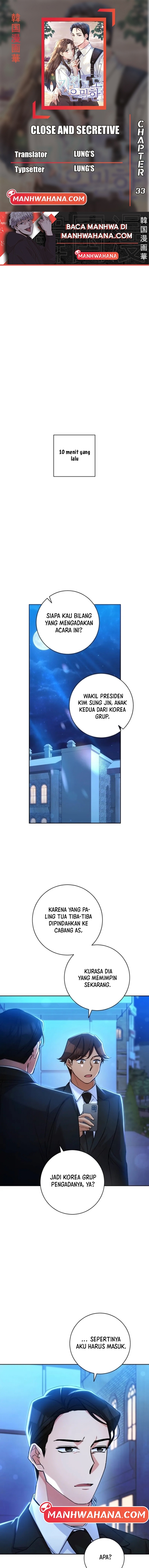 Close and Secretive Chapter 33 - halaman 1