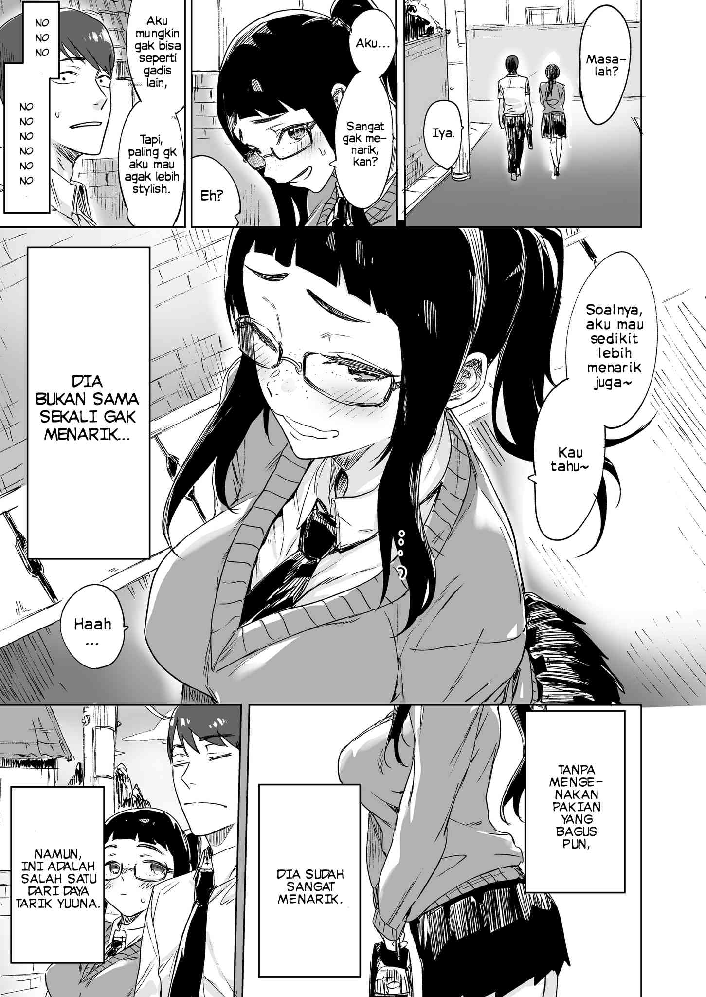 Confessing To My Childhood Friend Who’s Worried She’s Plain Chapter 1 - halaman 1