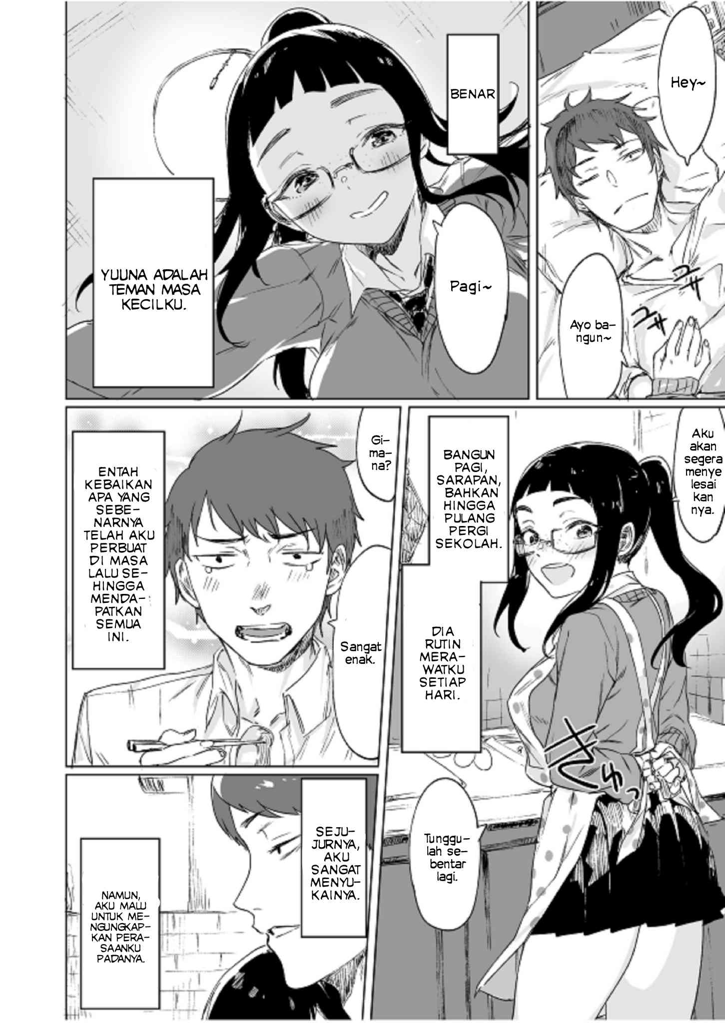 Confessing To My Childhood Friend Who’s Worried She’s Plain Chapter 1 - halaman 2