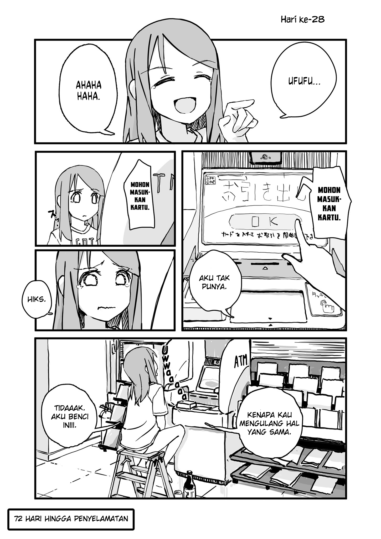 Conveni of the Dead: 100-nichigo ni Kyuujo sareru Conveni Tenin Chapter 28 - halaman 1