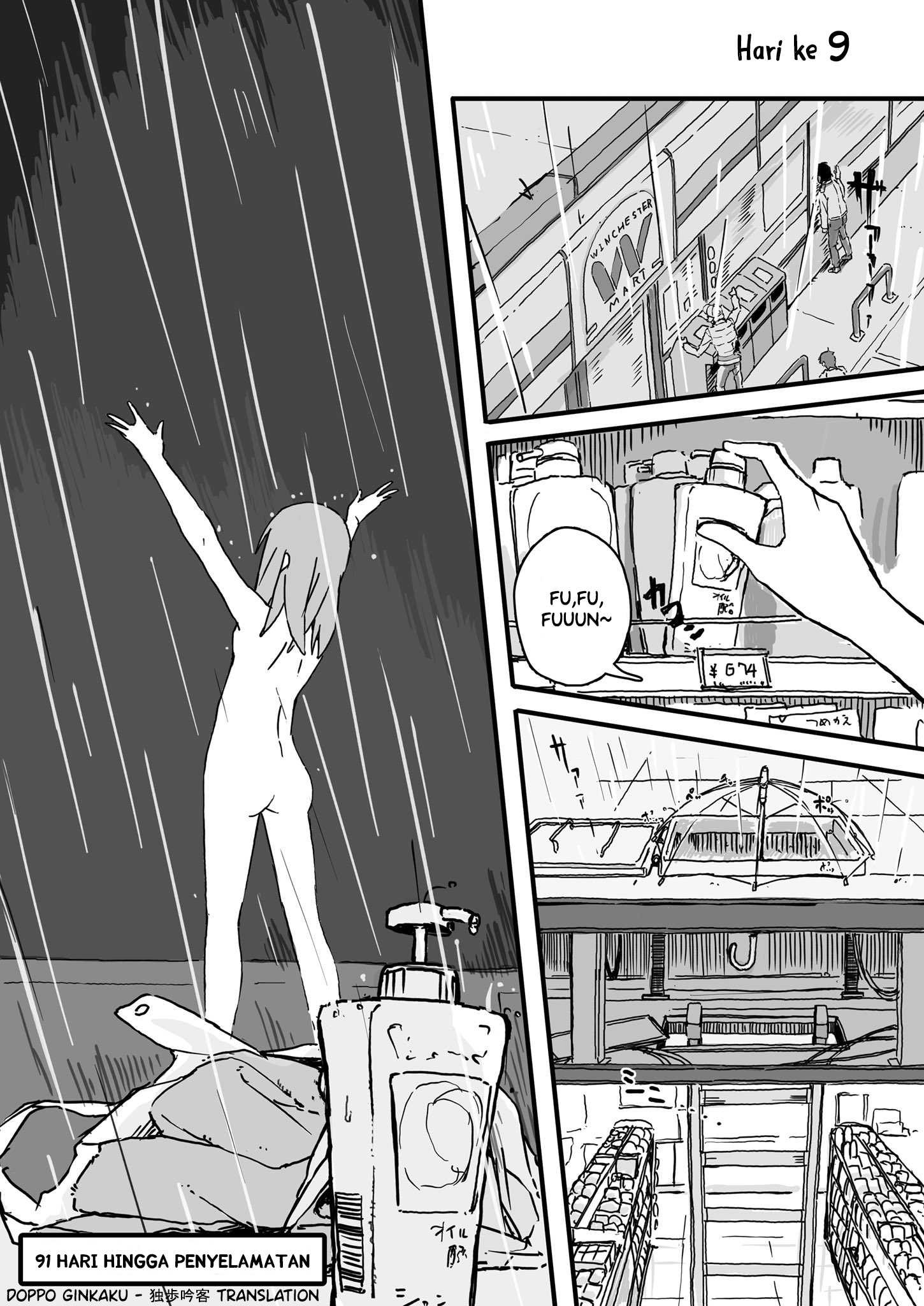 Conveni of the Dead: 100-nichigo ni Kyuujo sareru Conveni Tenin Chapter 9 - halaman 1