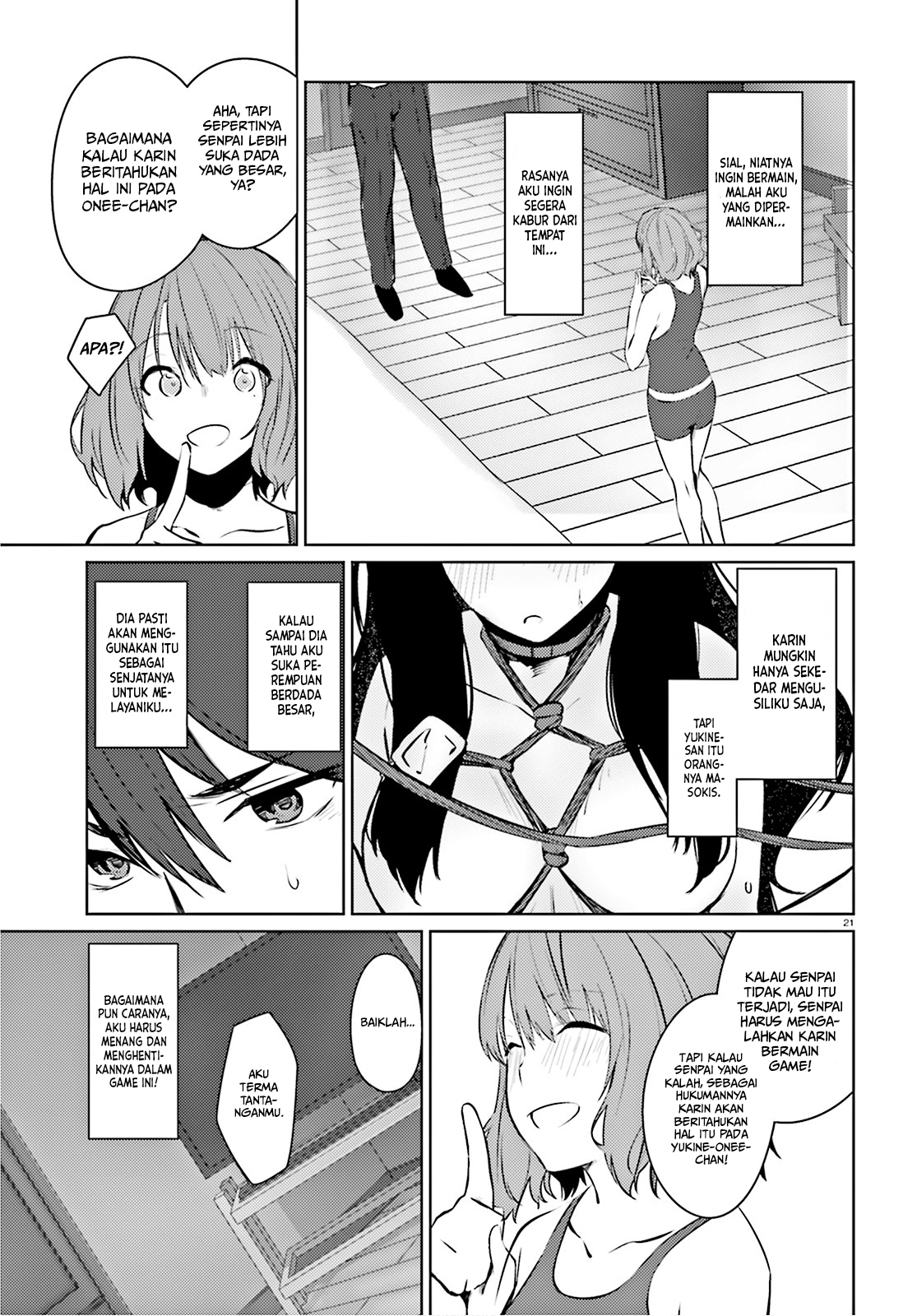 Could You Turn Three Perverted Sisters Into Fine Brides? Chapter 5 - halaman 8