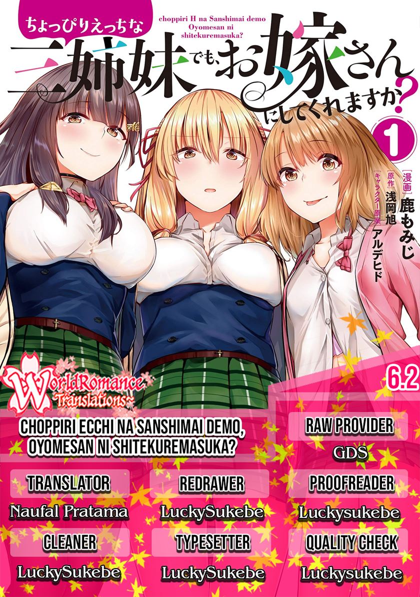 Could You Turn Three Perverted Sisters Into Fine Brides? Chapter 6.2 - halaman 1