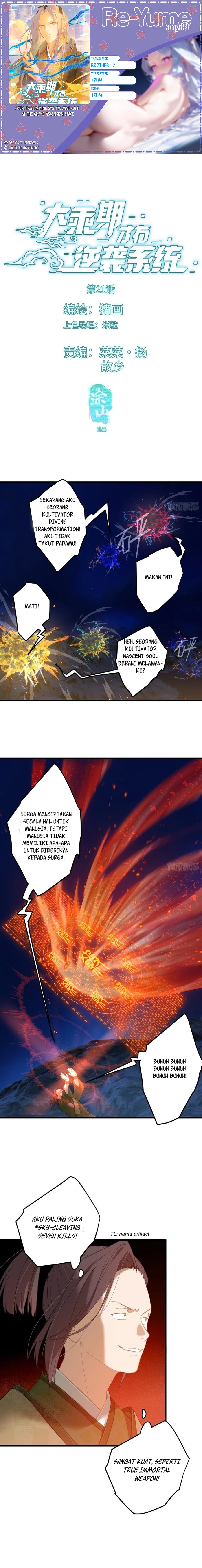 Counterattacking System Available At The Grand Ascension Stage Chapter 21 - halaman 1