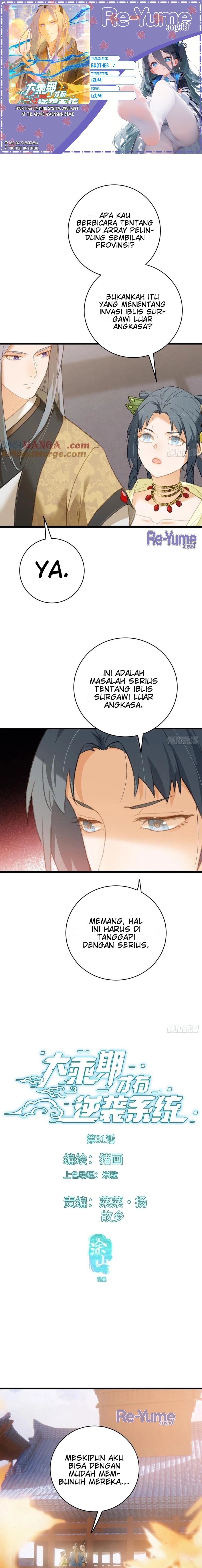 Counterattacking System Available At The Grand Ascension Stage Chapter 31 - halaman 1