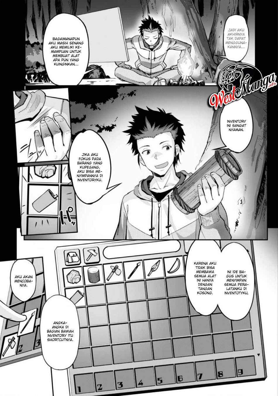 Craft Game no Nouryoku de Isekai Kouryaku!! Chapter 1.2 - halaman 4