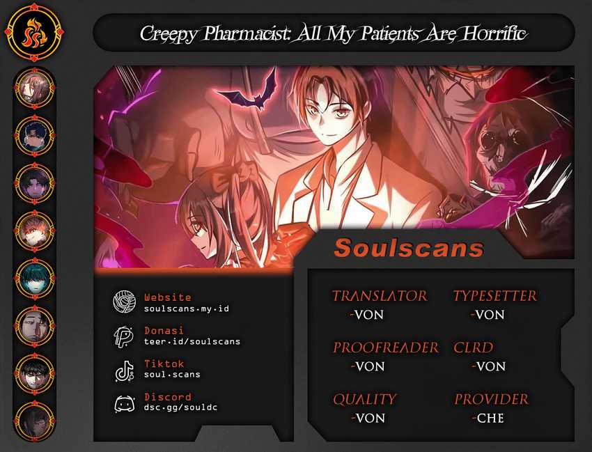 Creepy Pharmacist: All My Patients Are Horrific Chapter 21 - halaman 1