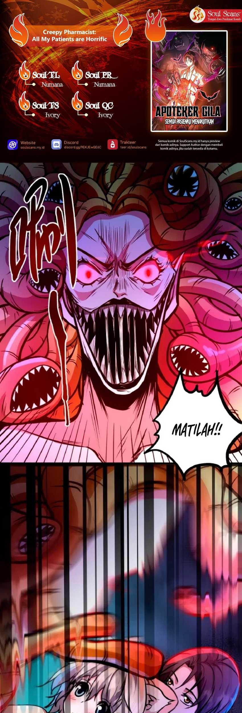 Creepy Pharmacist: All My Patients Are Horrific Chapter 45 - halaman 1