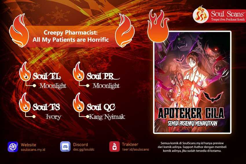 Creepy Pharmacist: All My Patients Are Horrific Chapter 59 - halaman 1