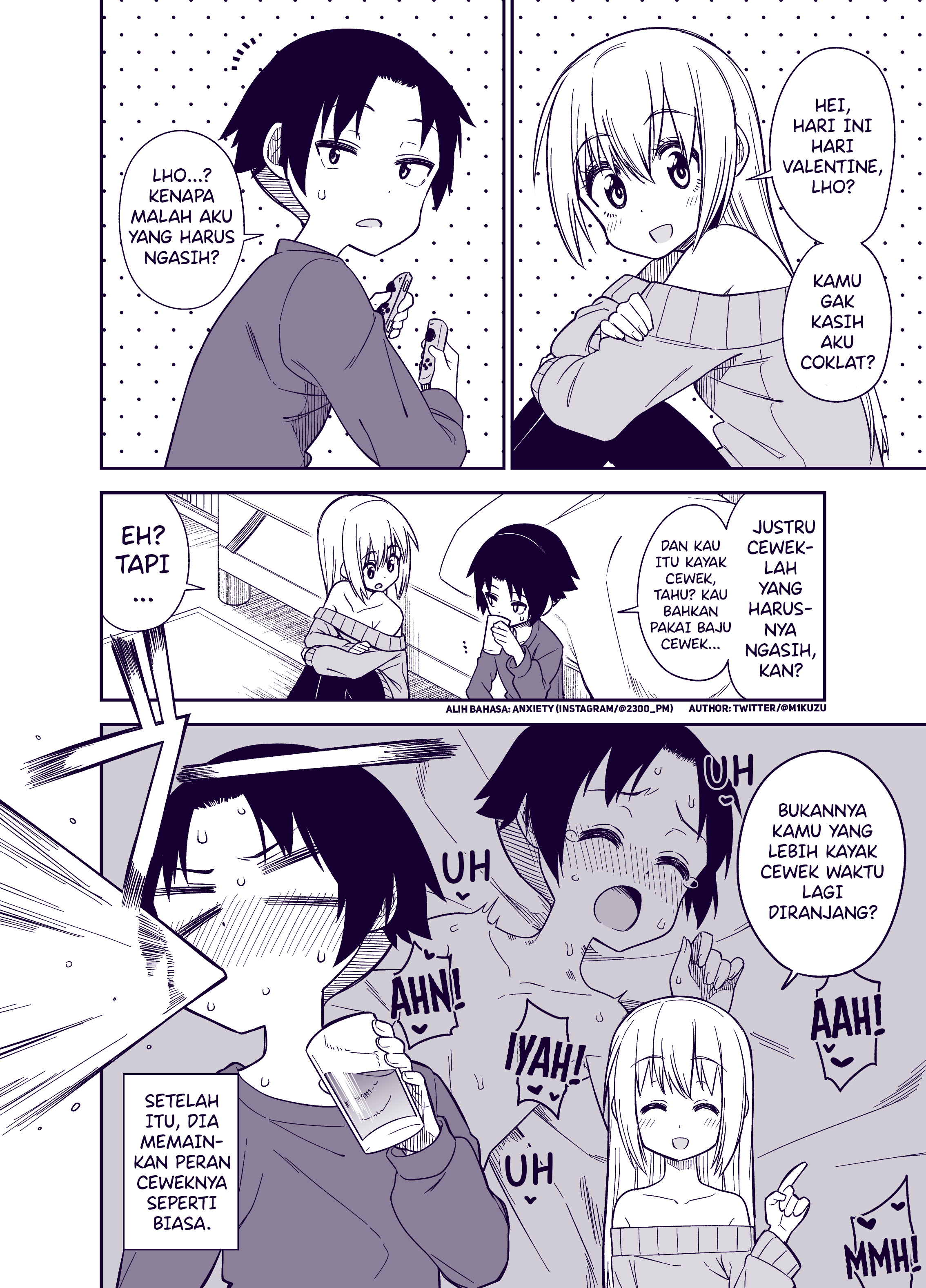 Crossdressing Boy and Valentine's Day Chapter 0 - halaman 1