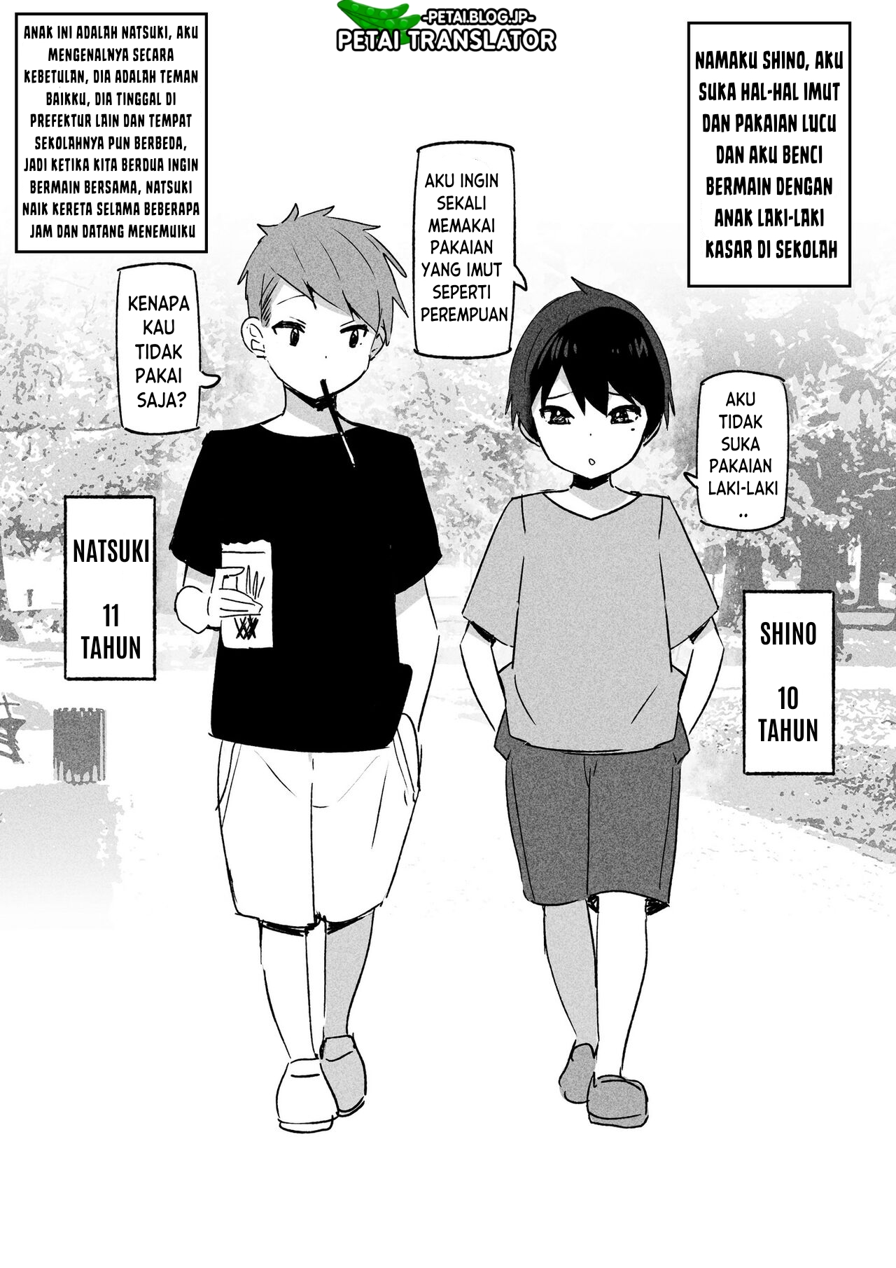 Crossdressing Chapter 0 - halaman 1