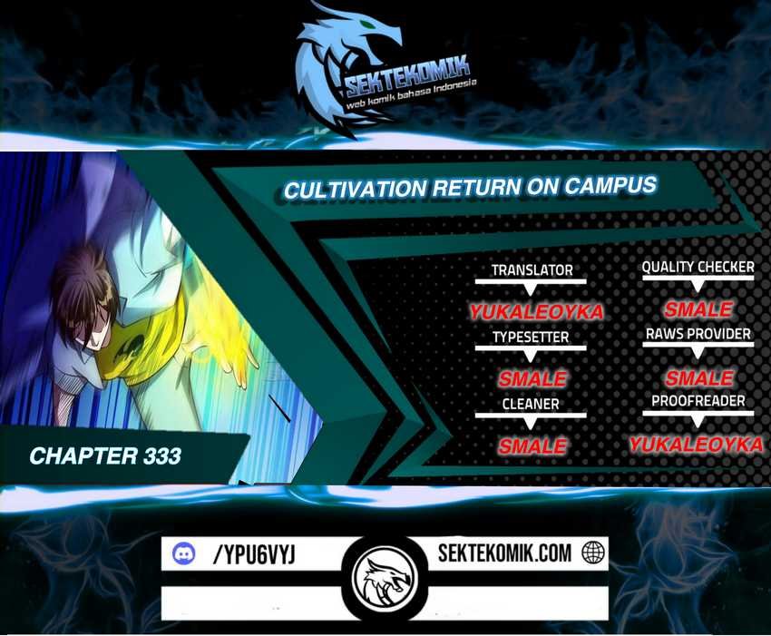 Cultivation Return on Campus Chapter 333 - halaman 1
