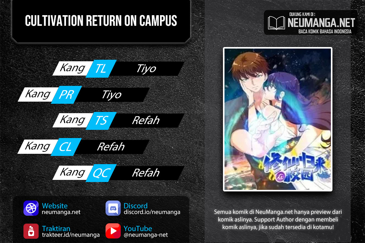 Cultivation Return on Campus Chapter 423 - halaman 1