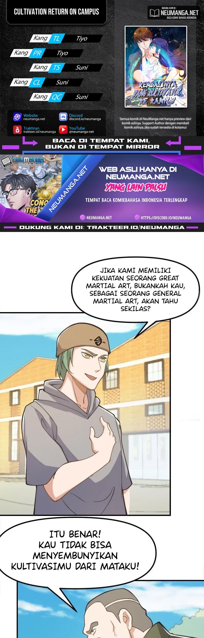 Cultivation Return on Campus Chapter 437 - halaman 1
