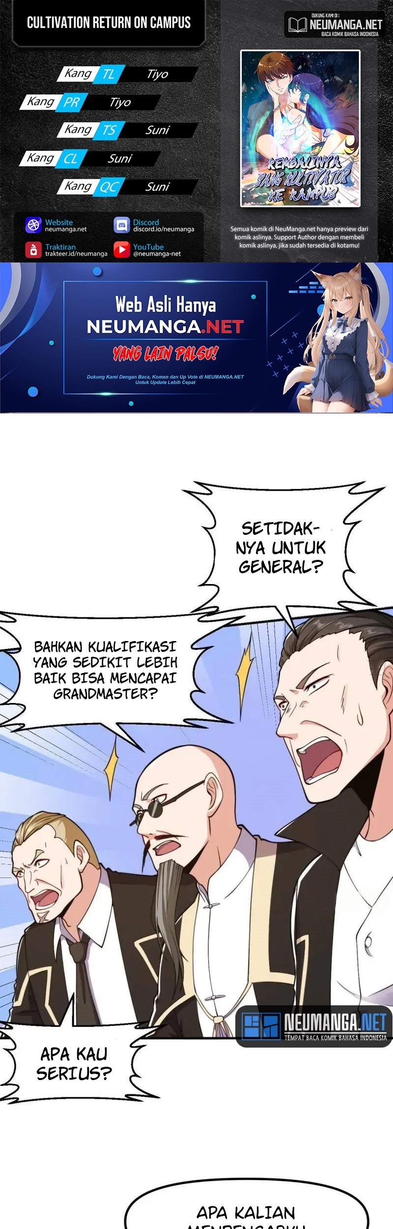 Cultivation Return on Campus Chapter 439 - halaman 1
