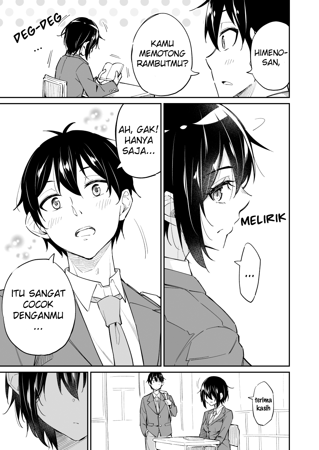 Cutting Her Hair After Finding out That the Person She Likes, Likes Short Cuts Chapter 1 - halaman 3