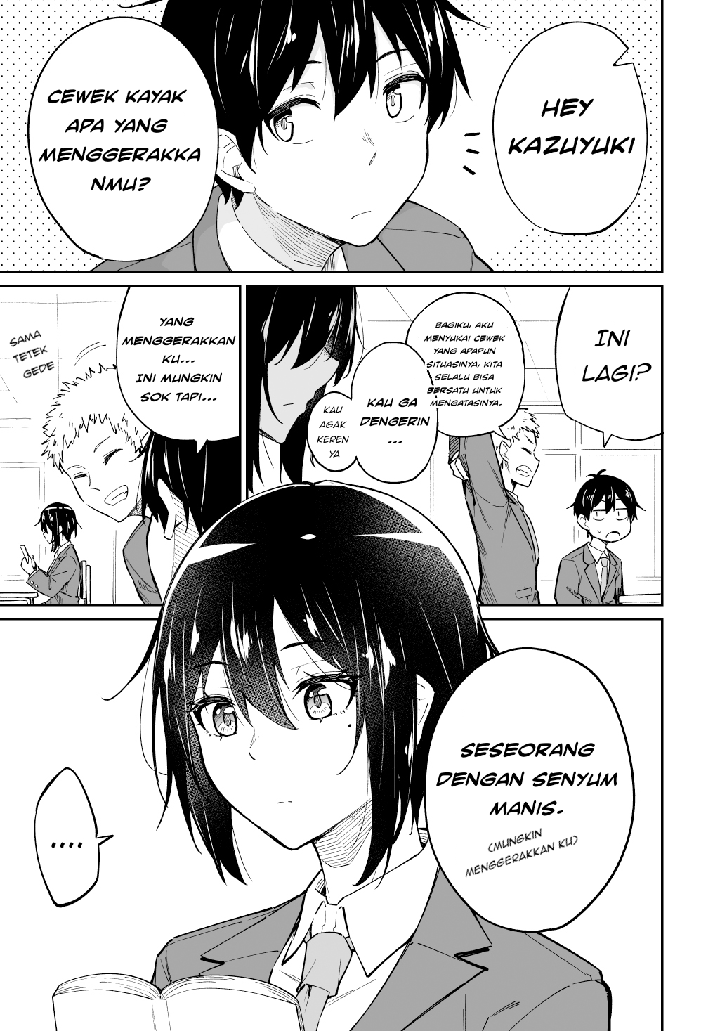 Cutting Her Hair After Finding out That the Person She Likes, Likes Short Cuts Chapter 3 - halaman 1