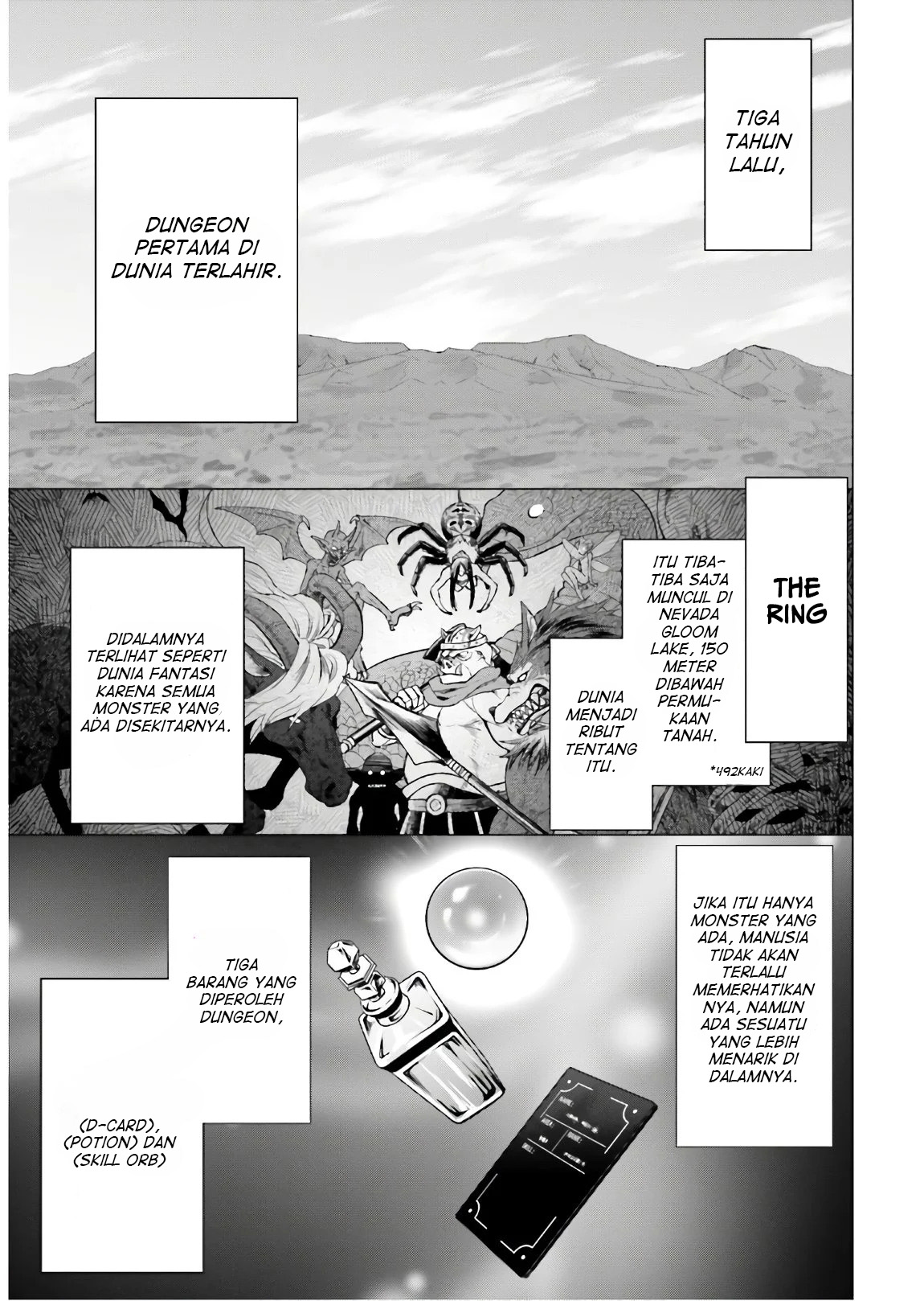 D Genesis: Dungeon ga Dekite 3-nen Chapter 1 - halaman 5