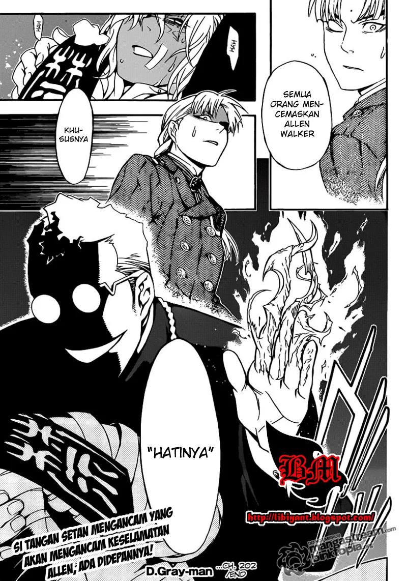 D Gray Man Chapter 202 - halaman 32
