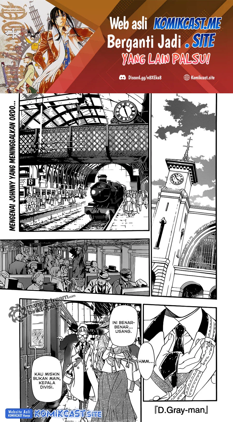 D Gray Man Chapter 209 - halaman 2
