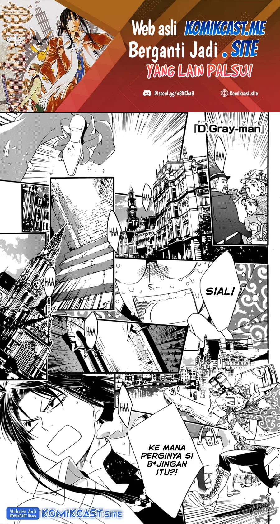 D Gray Man Chapter 212 - halaman 2