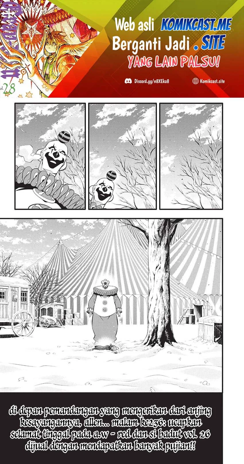 D Gray Man Chapter 236 - halaman 2