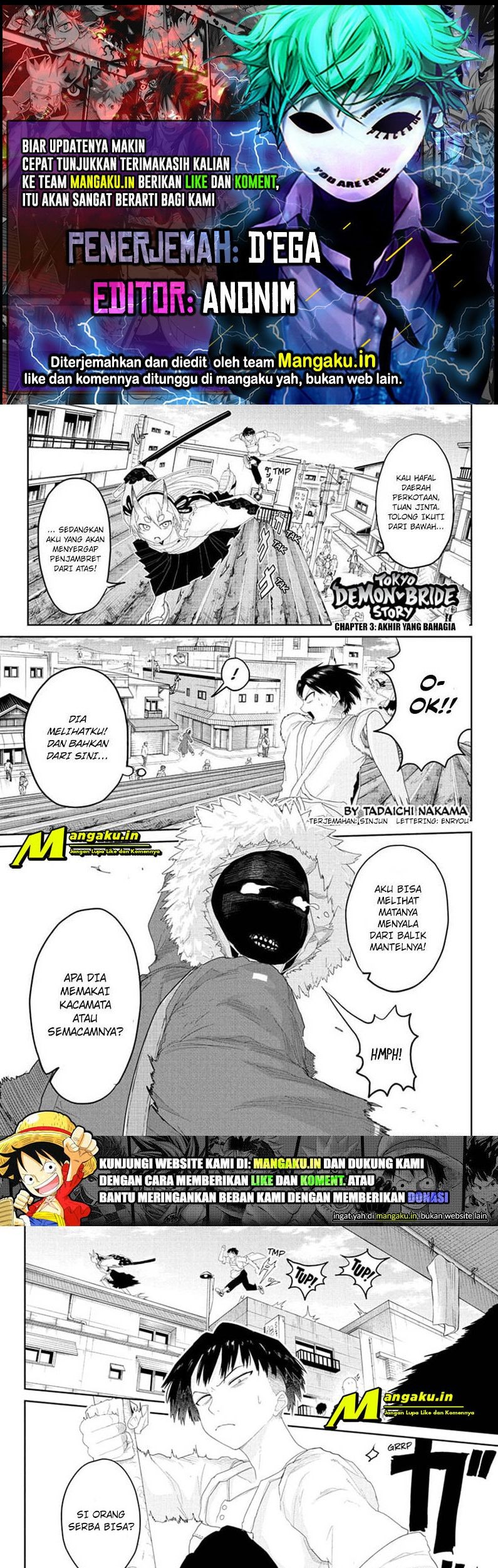 Dai Tokyo Oniyomeden Chapter 3 - halaman 1
