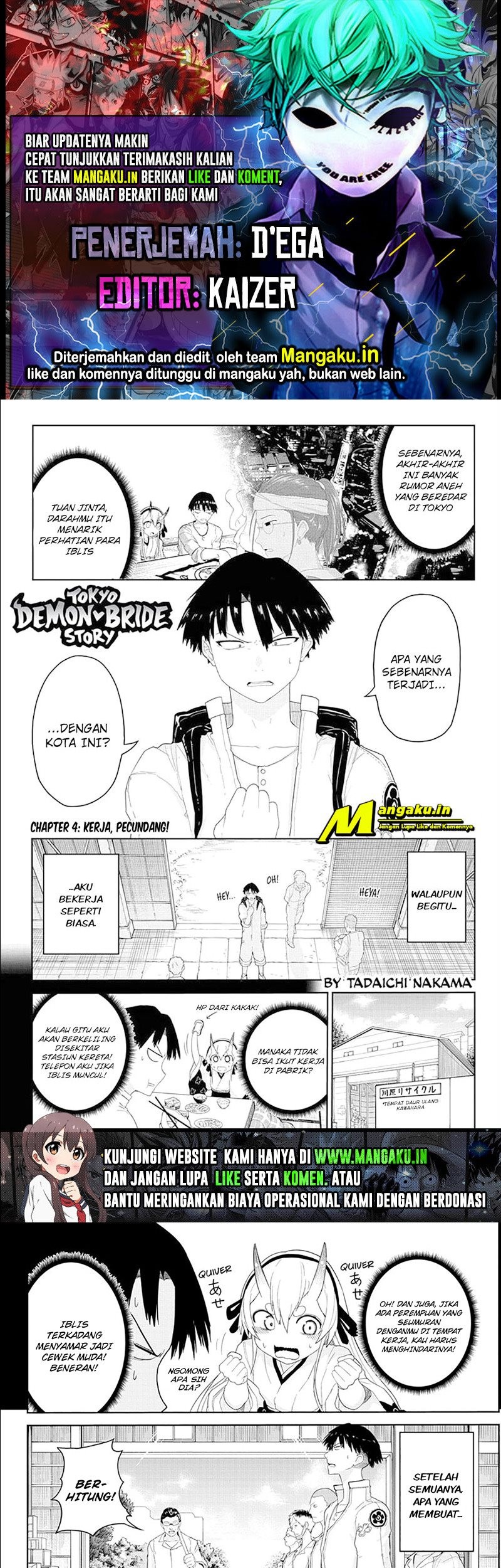 Dai Tokyo Oniyomeden Chapter 4 - halaman 1