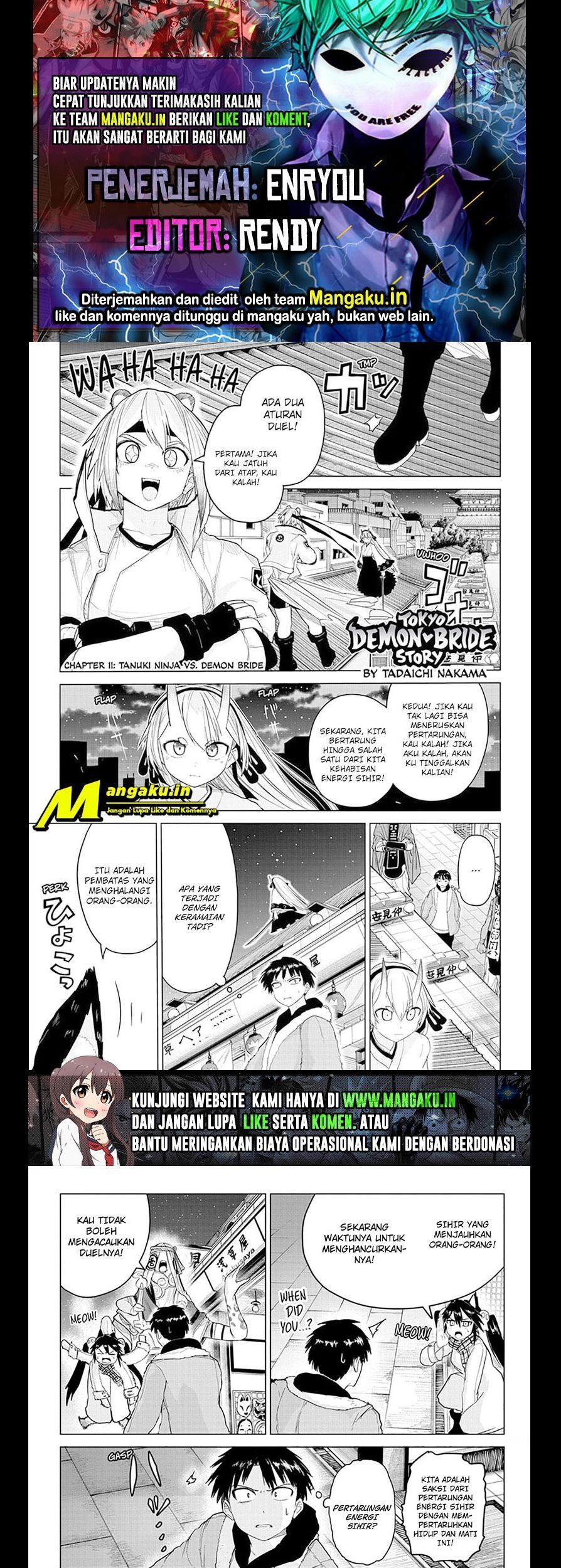 Dai Tokyo Oniyomeden Chapter 11 - halaman 1