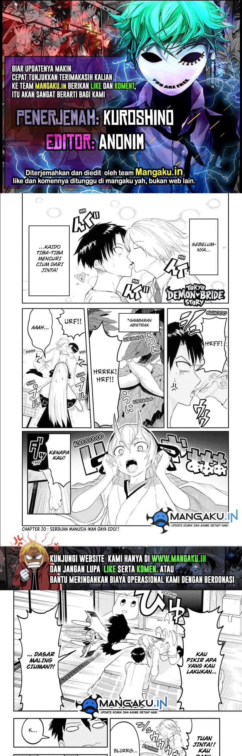 Dai Tokyo Oniyomeden Chapter 20 - halaman 1