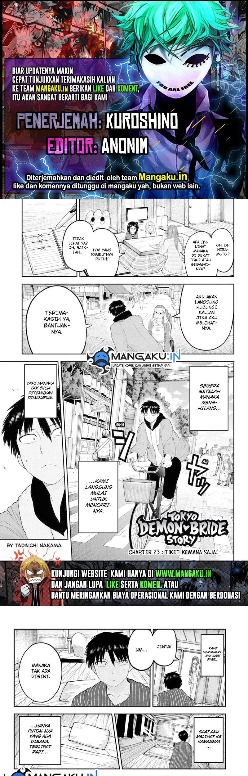Dai Tokyo Oniyomeden Chapter 23 - halaman 1