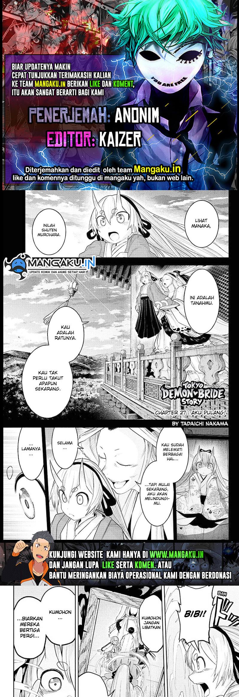 Dai Tokyo Oniyomeden Chapter 27 - halaman 1