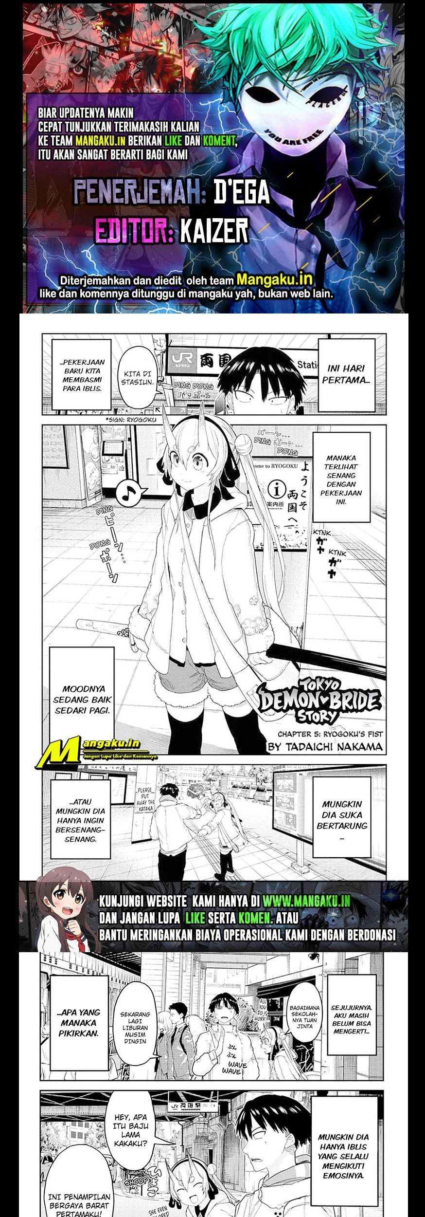 Dai Tokyo Oniyomeden Chapter 5 - halaman 1