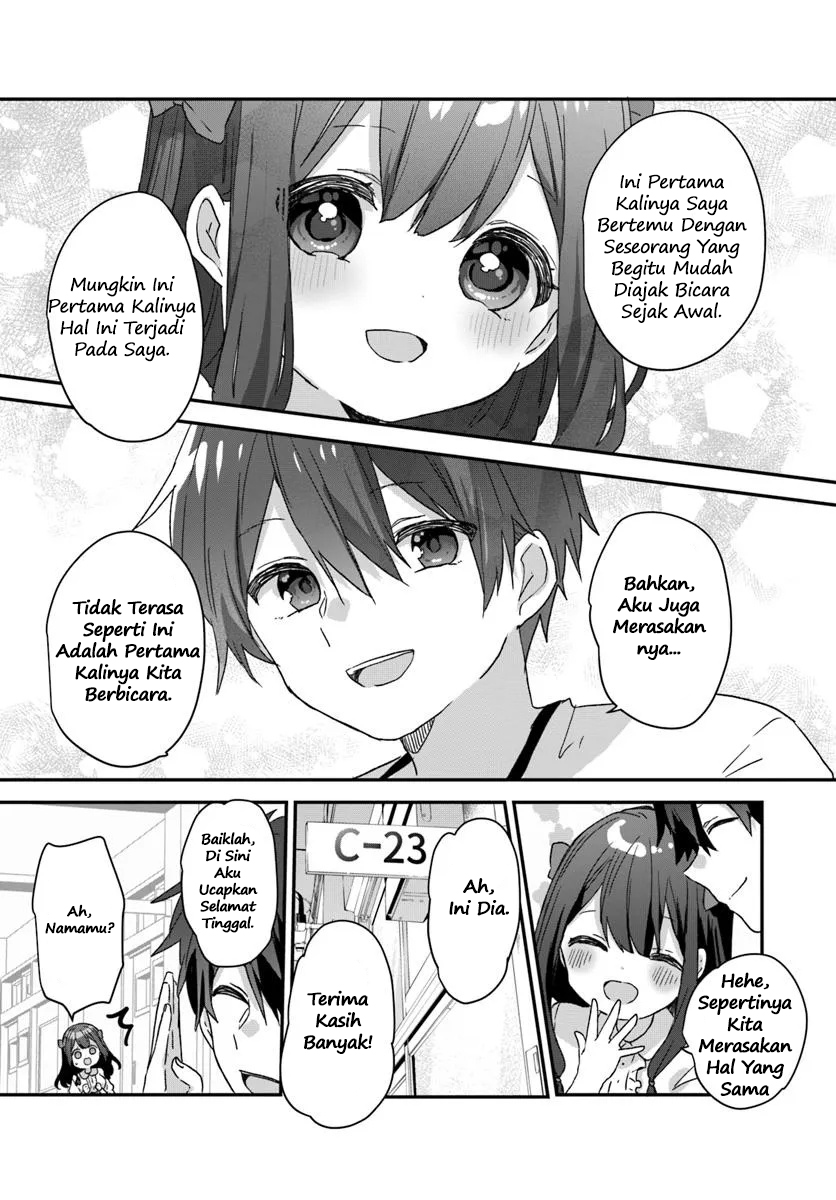 Daigaku Nyuugakuji kara Uwasa sareteita Bishoujo San Shimai, Ikiwakareteita Gimai Datta. Chapter 1 - halaman 14