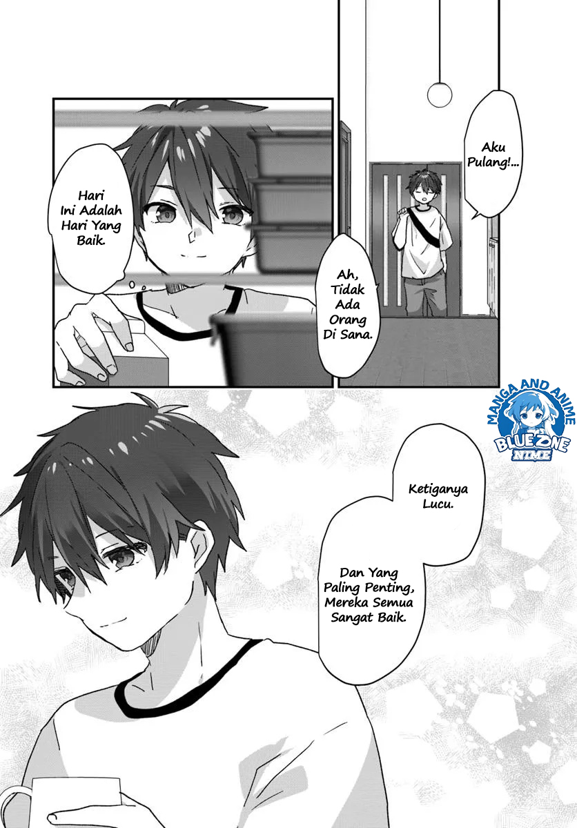 Daigaku Nyuugakuji kara Uwasa sareteita Bishoujo San Shimai, Ikiwakareteita Gimai Datta. Chapter 1 - halaman 32