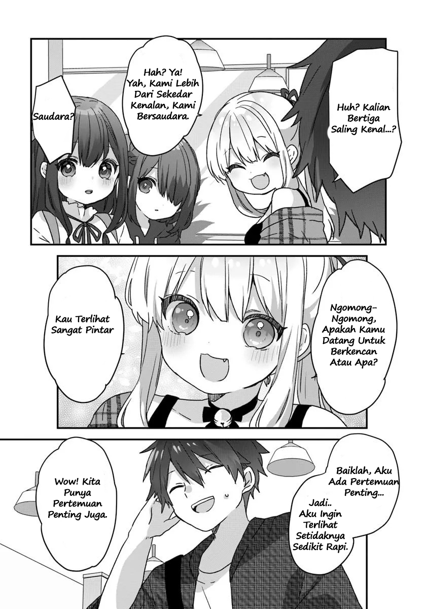 Daigaku Nyuugakuji kara Uwasa sareteita Bishoujo San Shimai, Ikiwakareteita Gimai Datta. Chapter 1 - halaman 39