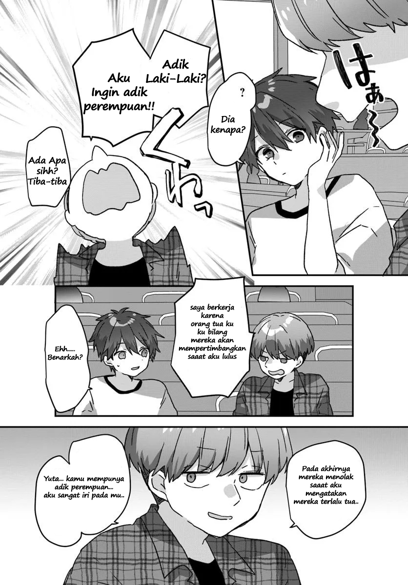 Daigaku Nyuugakuji kara Uwasa sareteita Bishoujo San Shimai, Ikiwakareteita Gimai Datta. Chapter 1 - halaman 6