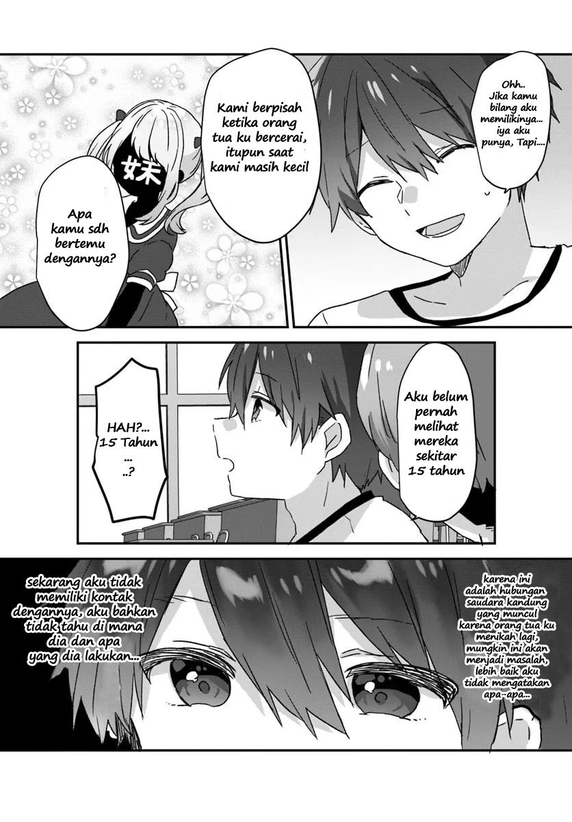 Daigaku Nyuugakuji kara Uwasa sareteita Bishoujo San Shimai, Ikiwakareteita Gimai Datta. Chapter 1 - halaman 7