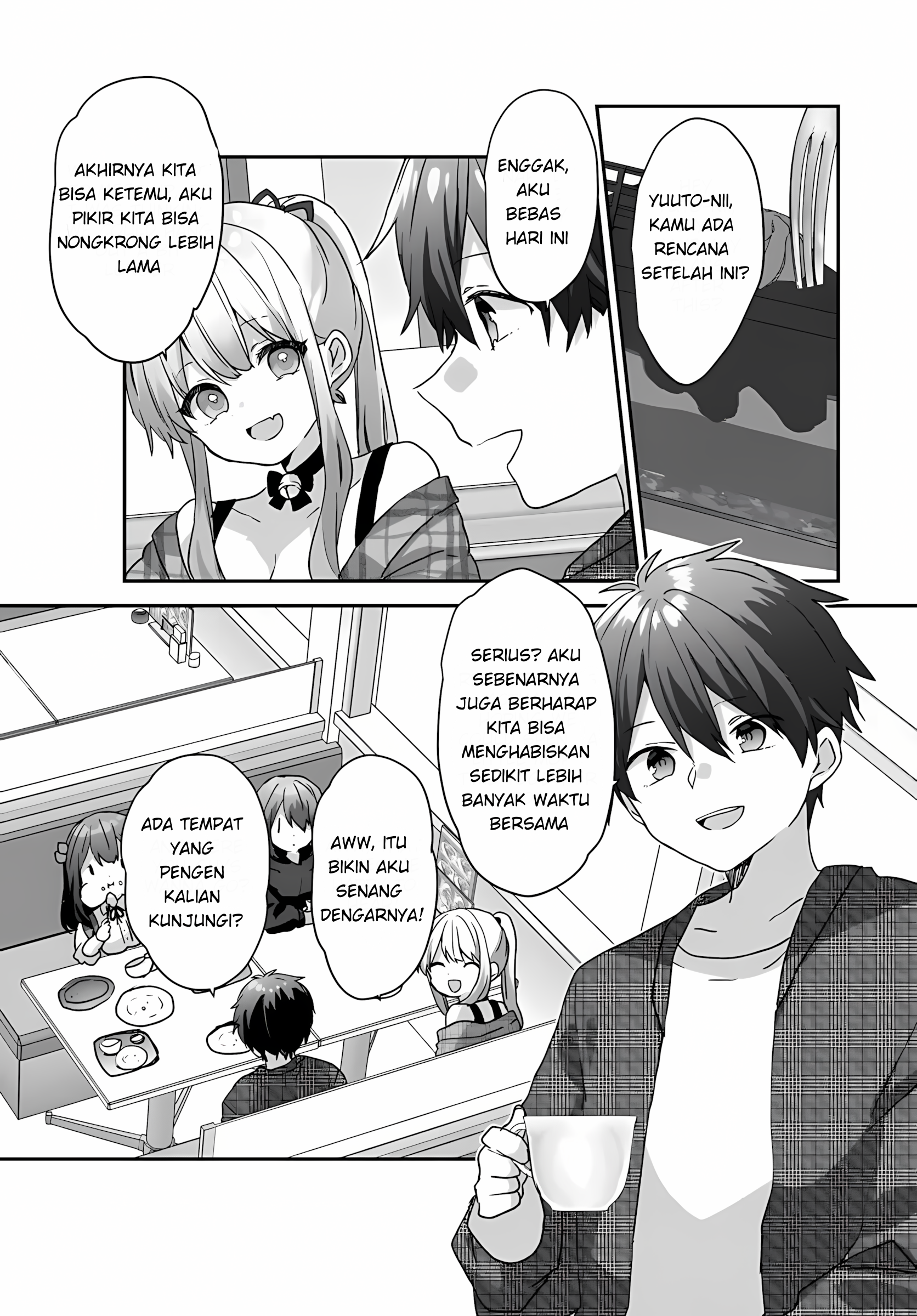 Daigaku Nyuugakuji kara Uwasa sareteita Bishoujo San Shimai, Ikiwakareteita Gimai Datta. Chapter 2.1 - halaman 11