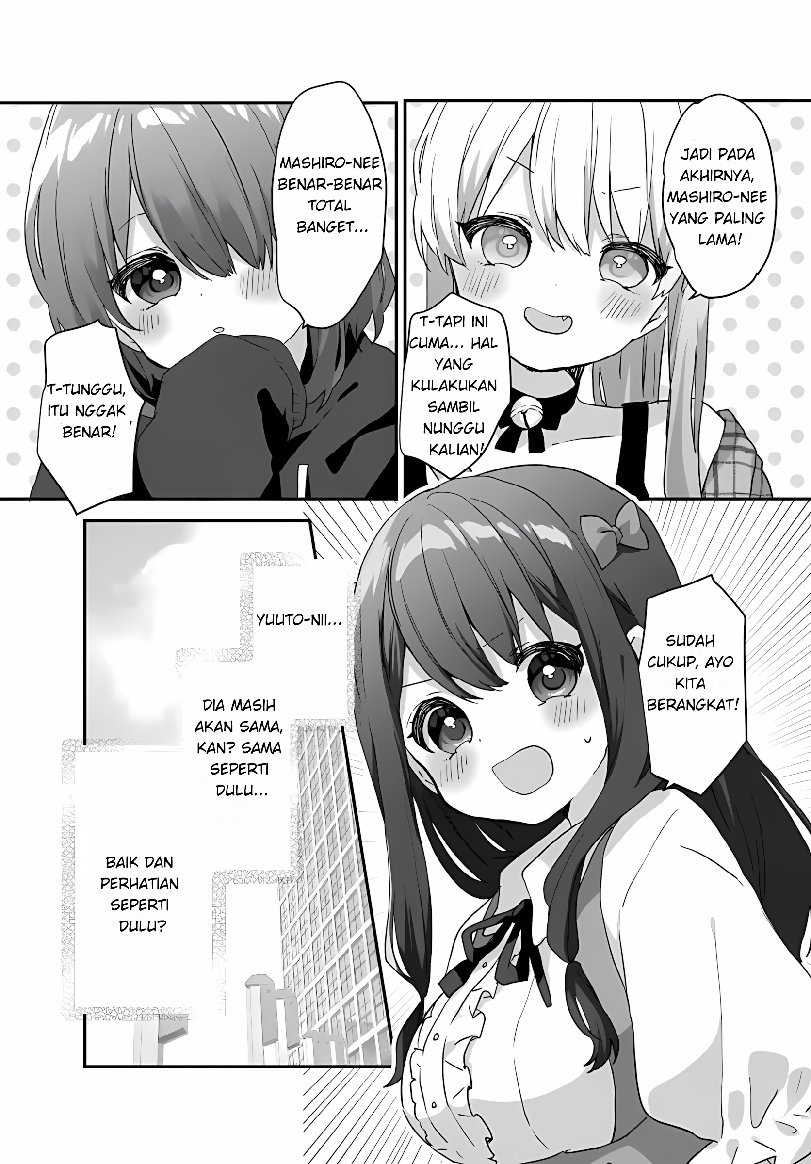Daigaku Nyuugakuji kara Uwasa sareteita Bishoujo San Shimai, Ikiwakareteita Gimai Datta. Chapter 2.1 - halaman 3
