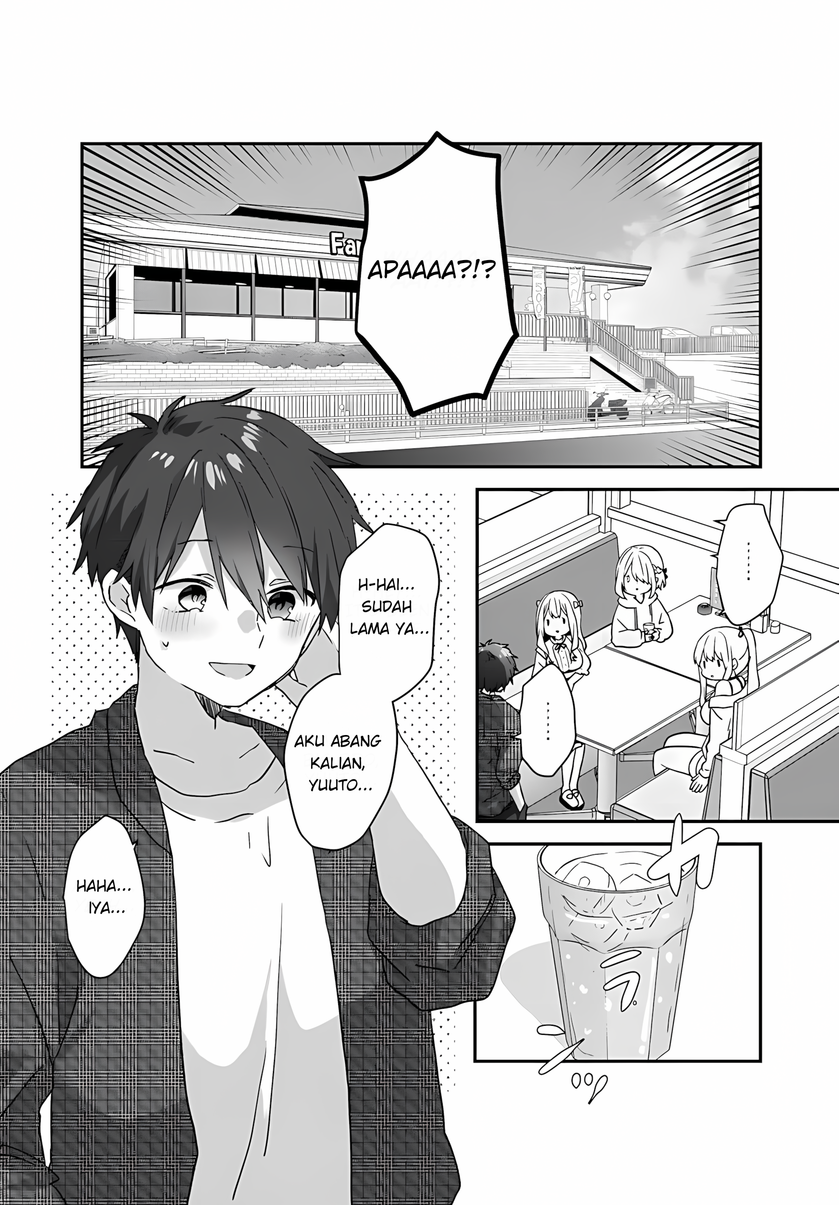 Daigaku Nyuugakuji kara Uwasa sareteita Bishoujo San Shimai, Ikiwakareteita Gimai Datta. Chapter 2.1 - halaman 5