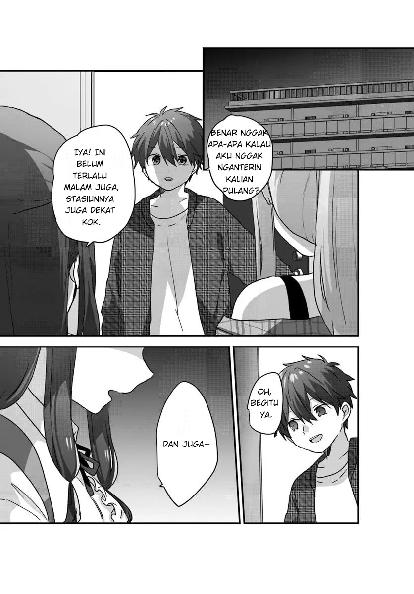 Daigaku Nyuugakuji kara Uwasa sareteita Bishoujo San Shimai, Ikiwakareteita Gimai Datta. Chapter 2.2 - halaman 11