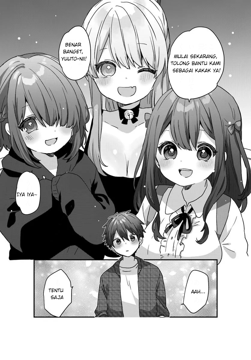 Daigaku Nyuugakuji kara Uwasa sareteita Bishoujo San Shimai, Ikiwakareteita Gimai Datta. Chapter 2.2 - halaman 12
