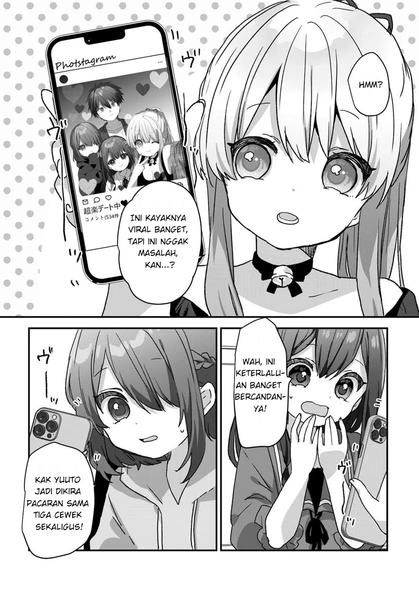 Daigaku Nyuugakuji kara Uwasa sareteita Bishoujo San Shimai, Ikiwakareteita Gimai Datta. Chapter 2.2 - halaman 17