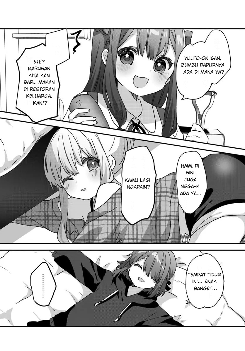 Daigaku Nyuugakuji kara Uwasa sareteita Bishoujo San Shimai, Ikiwakareteita Gimai Datta. Chapter 2.2 - halaman 3