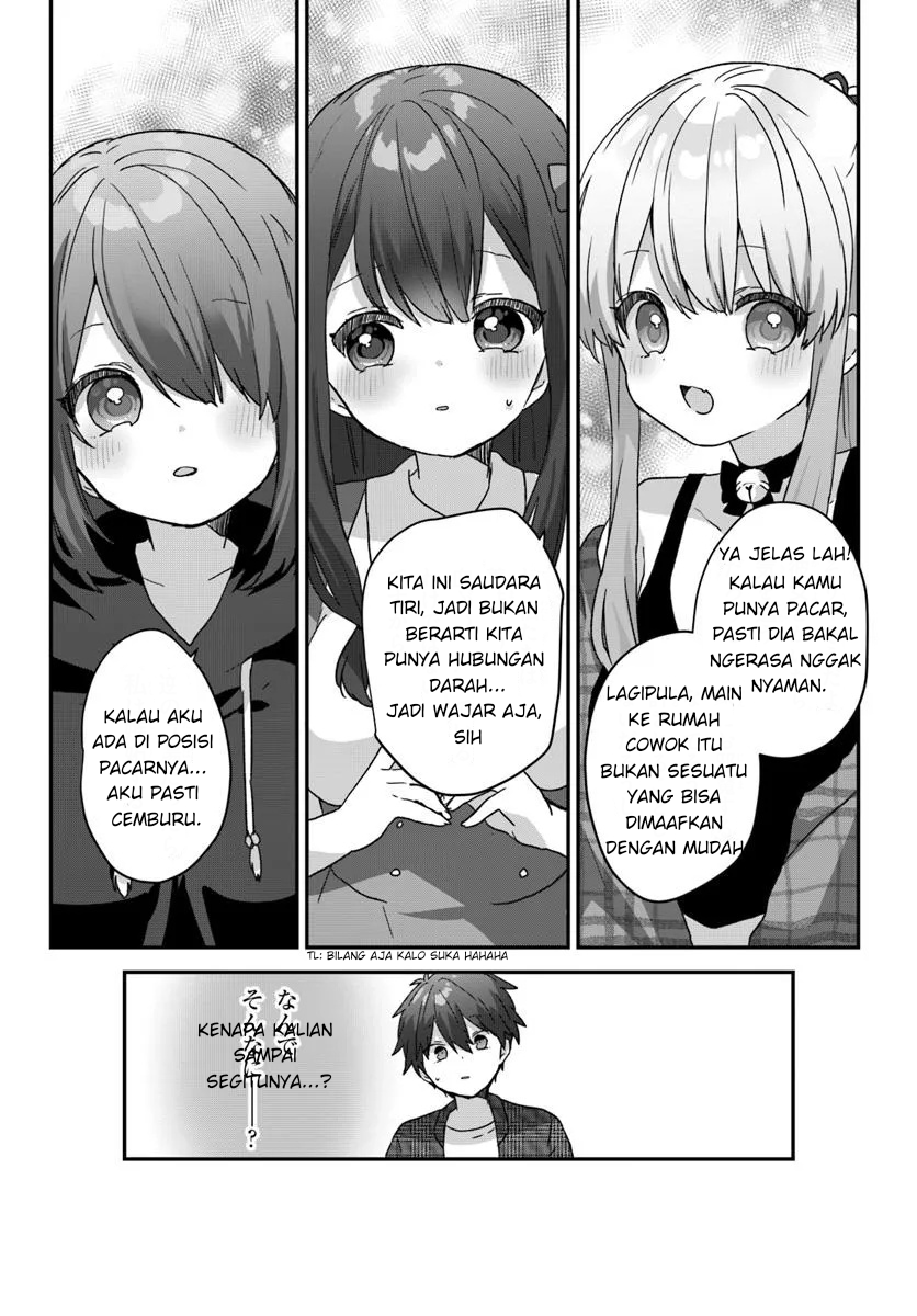 Daigaku Nyuugakuji kara Uwasa sareteita Bishoujo San Shimai, Ikiwakareteita Gimai Datta. Chapter 2.2 - halaman 8