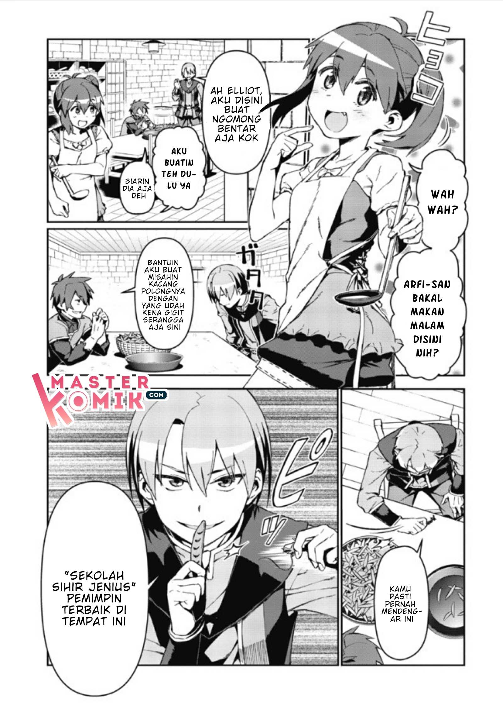 Daikenja no Manadeshi: Bougyo Mahou no Susume @comic Chapter 1.2 - halaman 13
