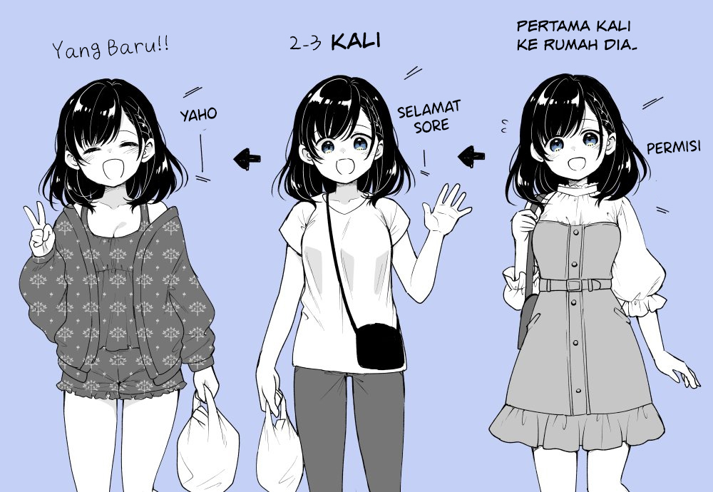 Daily life with Blue-eyed Senpai Chapter 4 - halaman 3