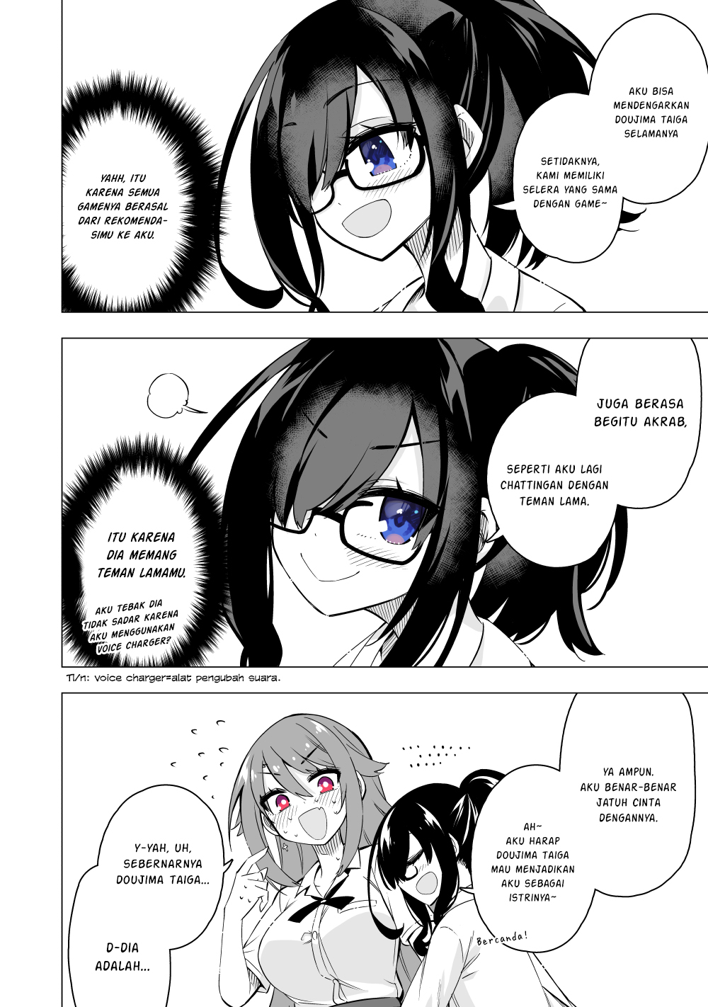 Daisuki na Shinyuu ga VTuber no Jibun ni Gachikoi shiteta Hanashi Chapter 1 - halaman 2